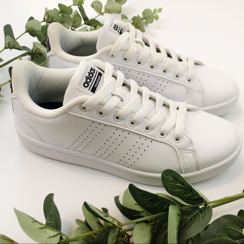 Adidas Advantage Cloudfoam Sneakers White Size 7